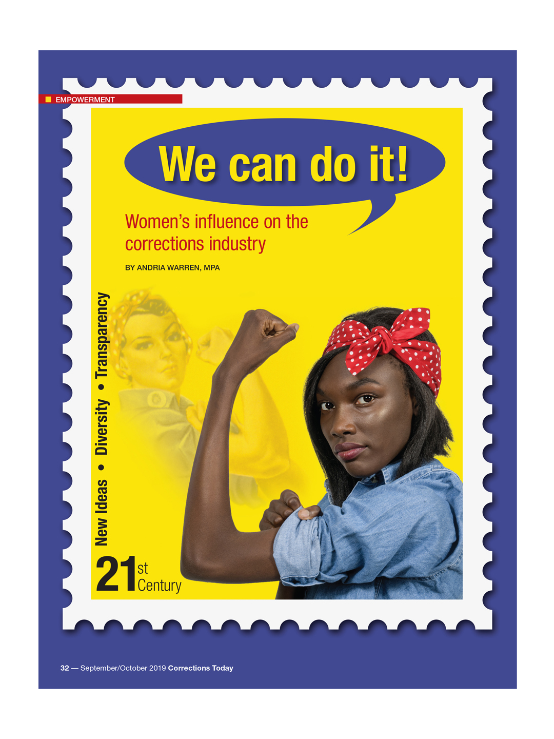 We Can Do It! Magazine design by Carla DeCarlo