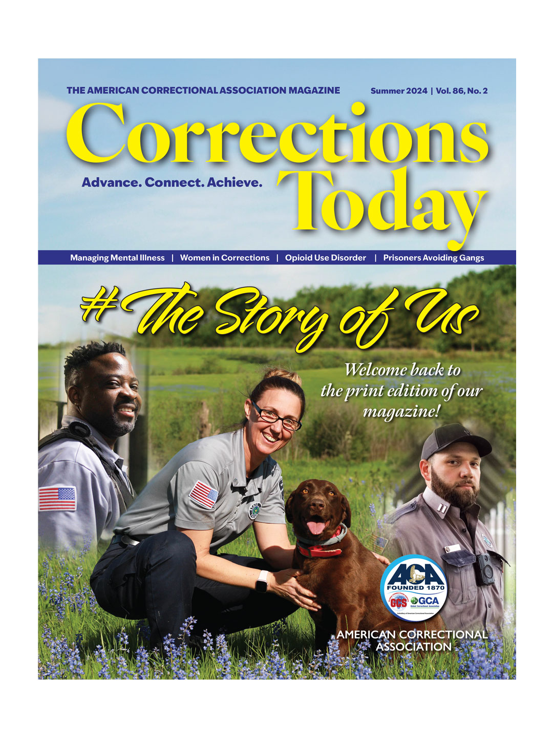 Corrections Today Spring 2024 Magazine Cover Design