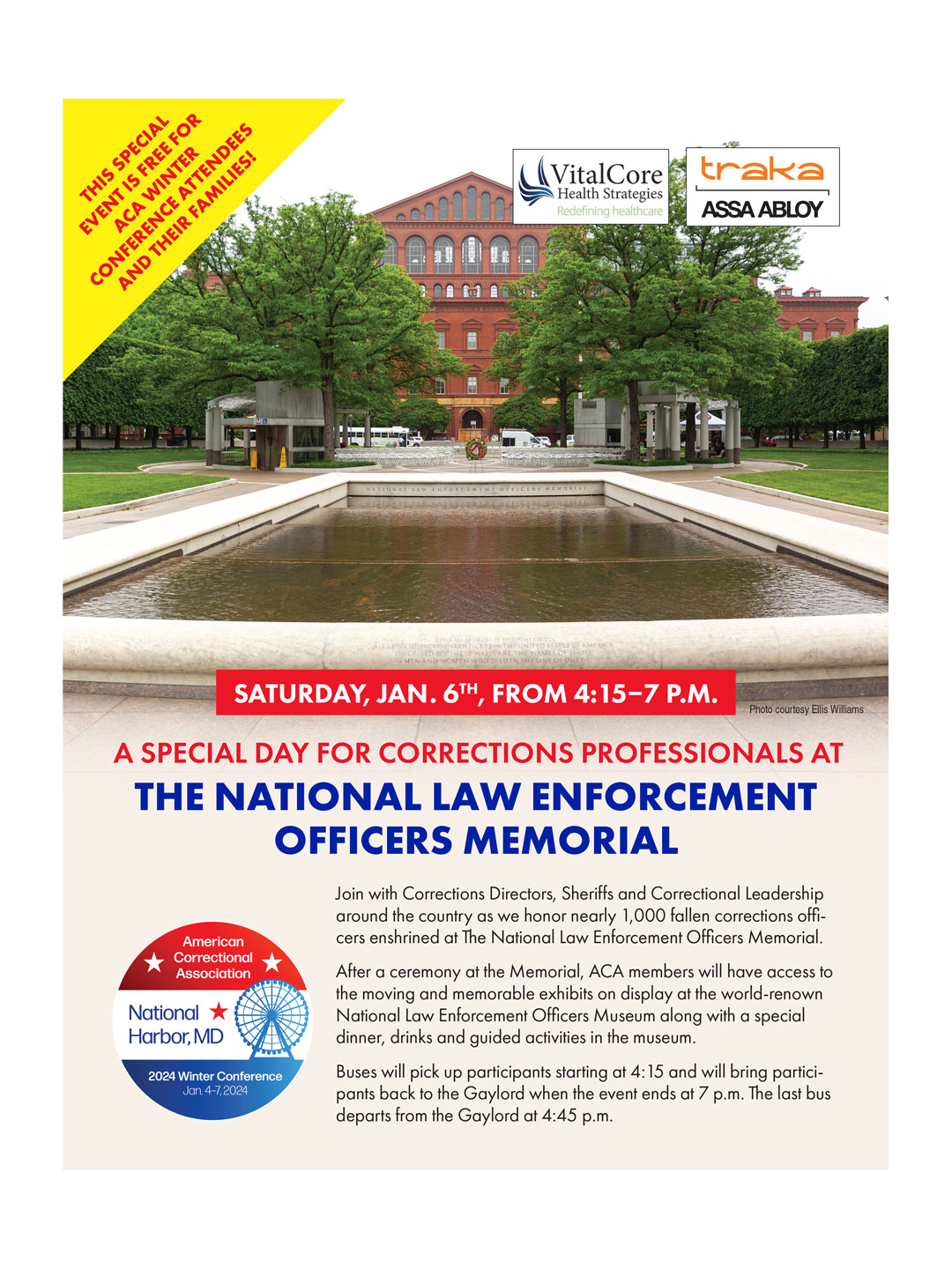 National Law Enforcement Officers Memorial Event Flyer